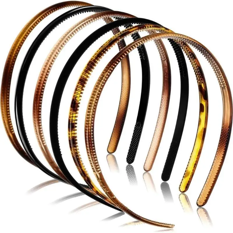 

652F 6lots Multifunctional Hair Band Washing Face Headdress Comfortable Hair Rings