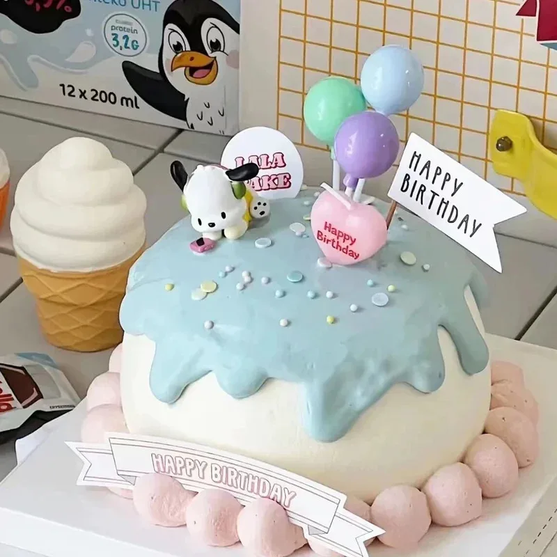 5 шт. милые свечи на день рождения в форме сердца-топперы для тортов для вечеринки, принадлежности для украшения свадебного торта