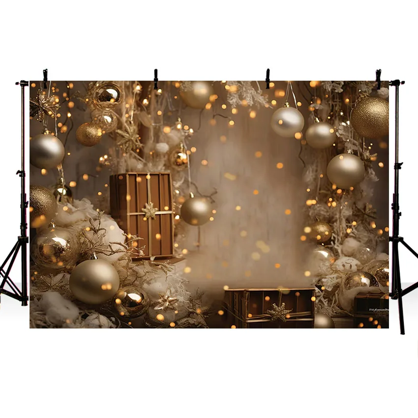 Mehofond Photography Background Retro Christmas Winter Indoor Glitter Xmas Party Kid Family Portrait Decor Backdrop Photo Studio