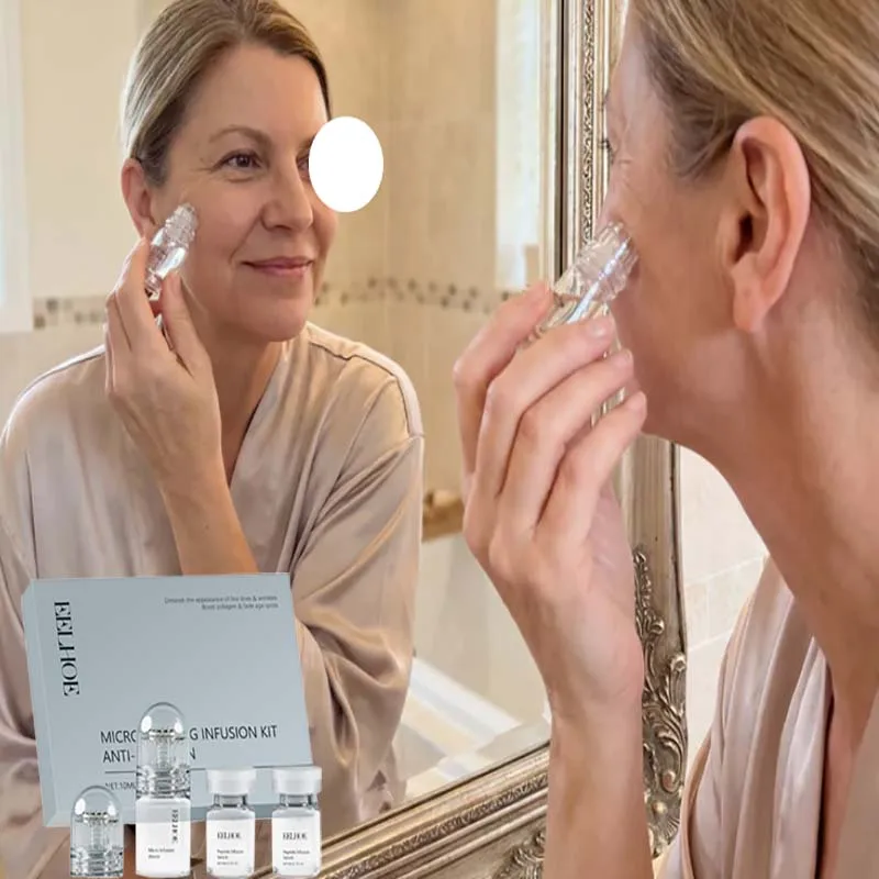 

Набор для микронидлинга Radiant Flawless Skin 2026 - Домашняя система для ухода за кожей лица с иглой 0.25 мм