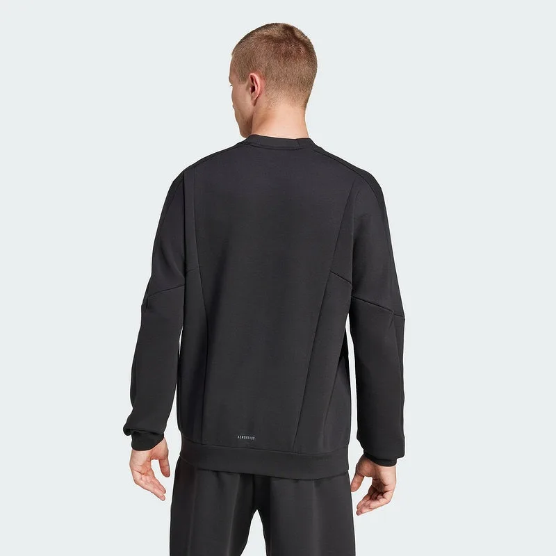 Adidas Autumn New Men's Sports and Leisure Crew Neck Pullover Sweater Comfortable and Breathable JJ4642