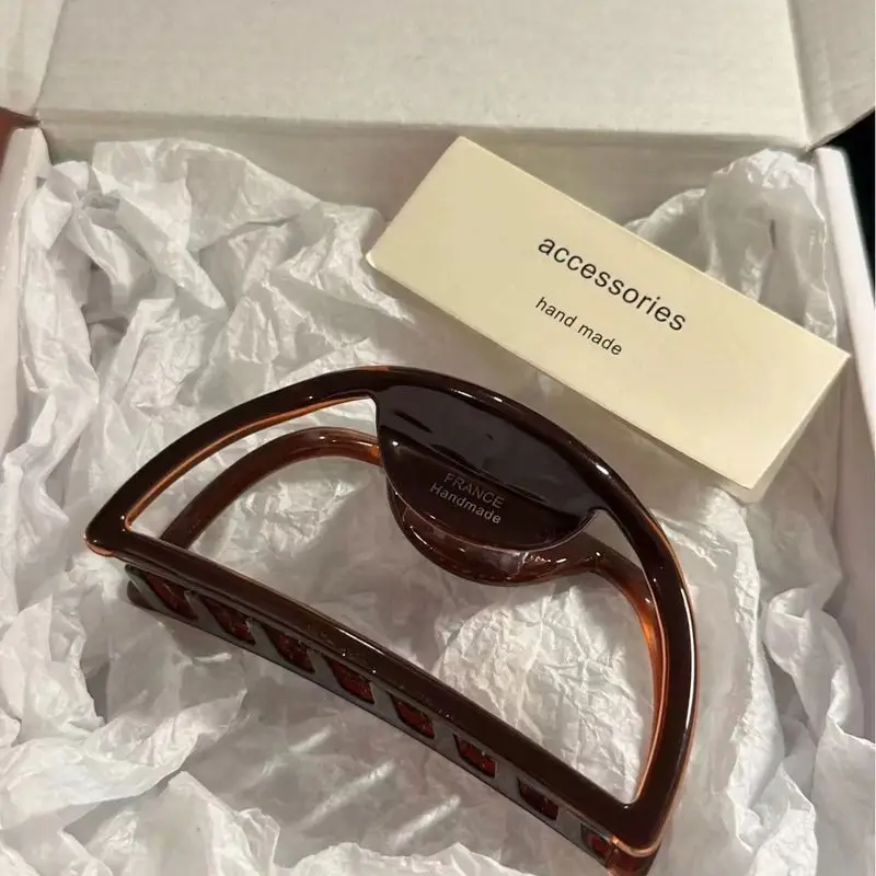 

1pc European and American hair accessories hollow acetic acid grip large meatball hair claw