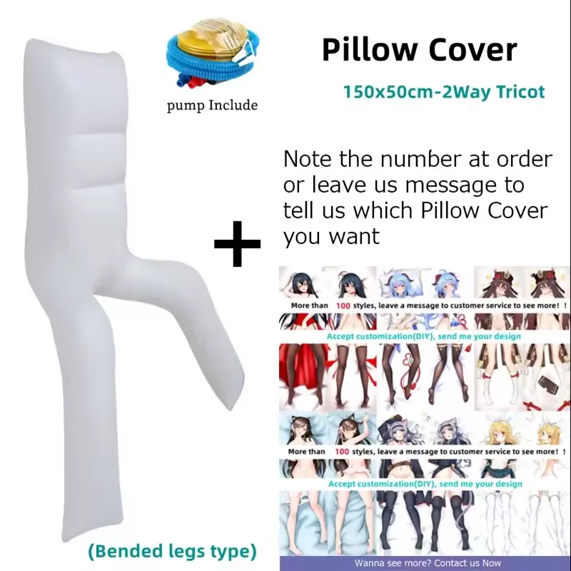 

50X150CM Inflatable Genshin Impact Anime Dakimakura 50x150 Body Pillow Case 2wt Sleeping Pillows Dakimakura Sexy DIY Custom