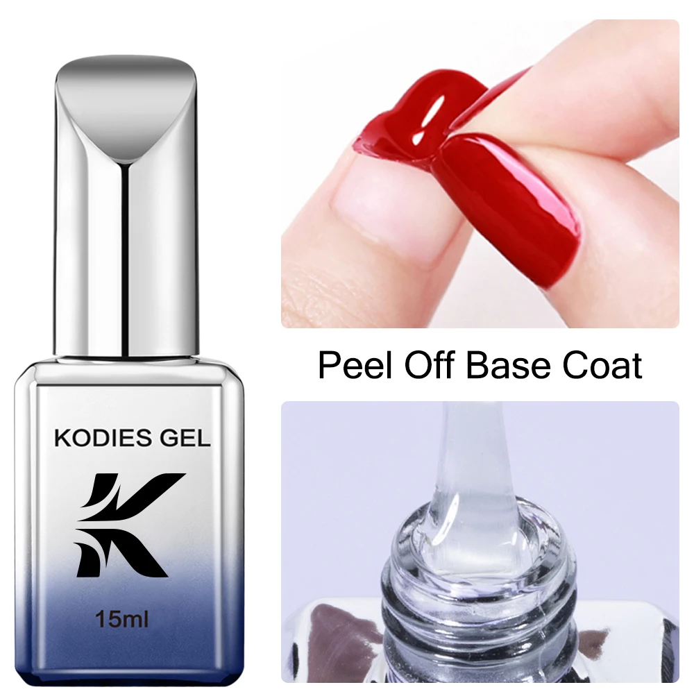 KODIES GEL Super Base Coat Ultra-sticky Base Gel Nail Polish 15ml Clear Strong Semi Permanent UV/LED Top Coat Gel Hybrid Varnish image 3