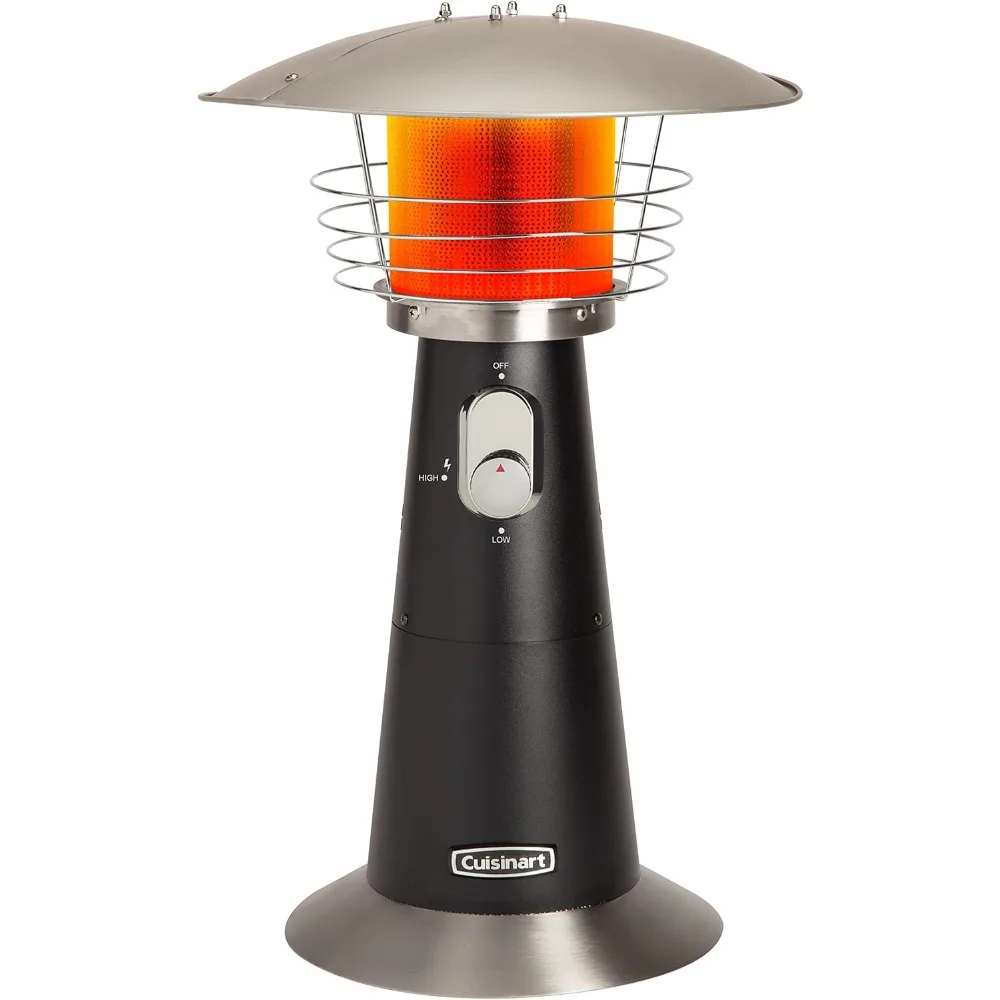 

Portable Tabletop Patio Heater, 11,000 BTU Outdoor Propane Heater with Safety Tilt Switch and Adjustable Heat, Burner