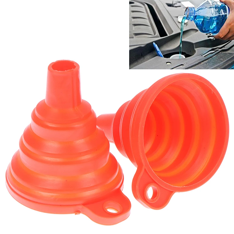 أداة نقل تعبئة ملء الدراجة النارية من السيليكون القابل للطي #5