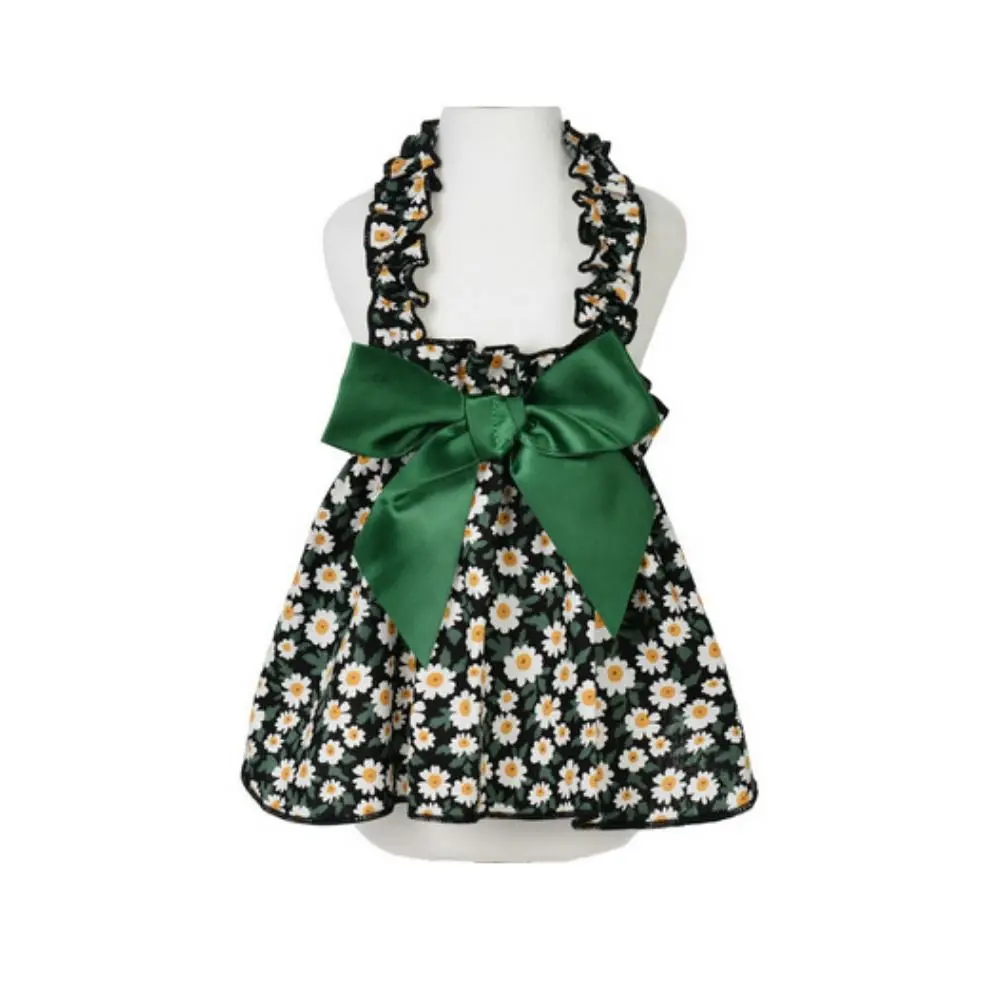 

Dog Wedding Dresses Soft Dog Floral Princess Dress Elastic Cotton Pet Summer Thin Skirt Breathable Pet Sweet Skirt Wedding