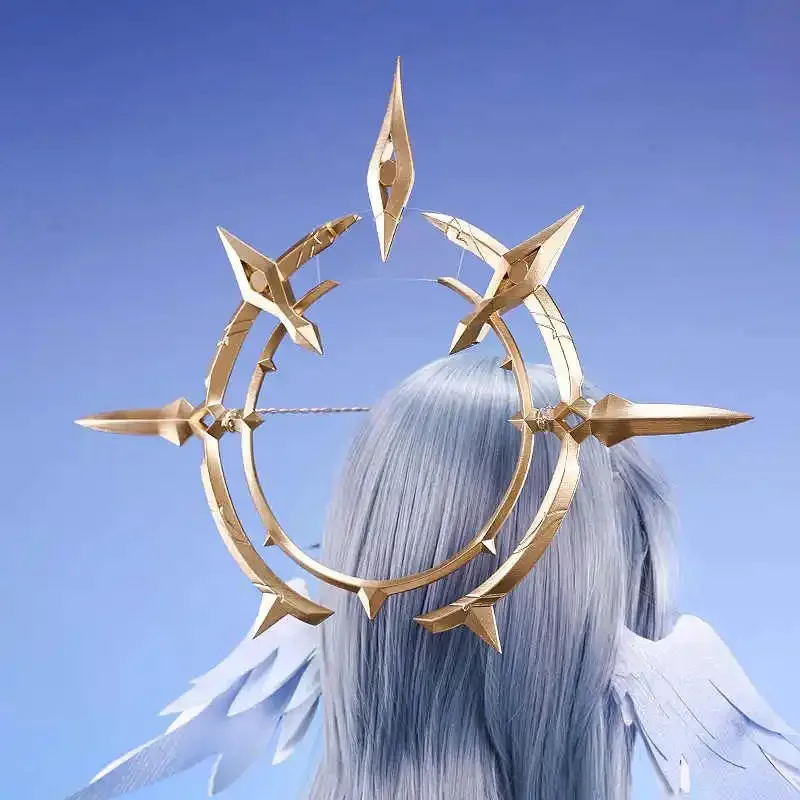 

25COSSunday Косплей Halo Головные уборы Игра Honkai Star Rail Mr. Sunday Костюм Реквизит Брат Робин Ролевая игра Золото и серебро Доступ