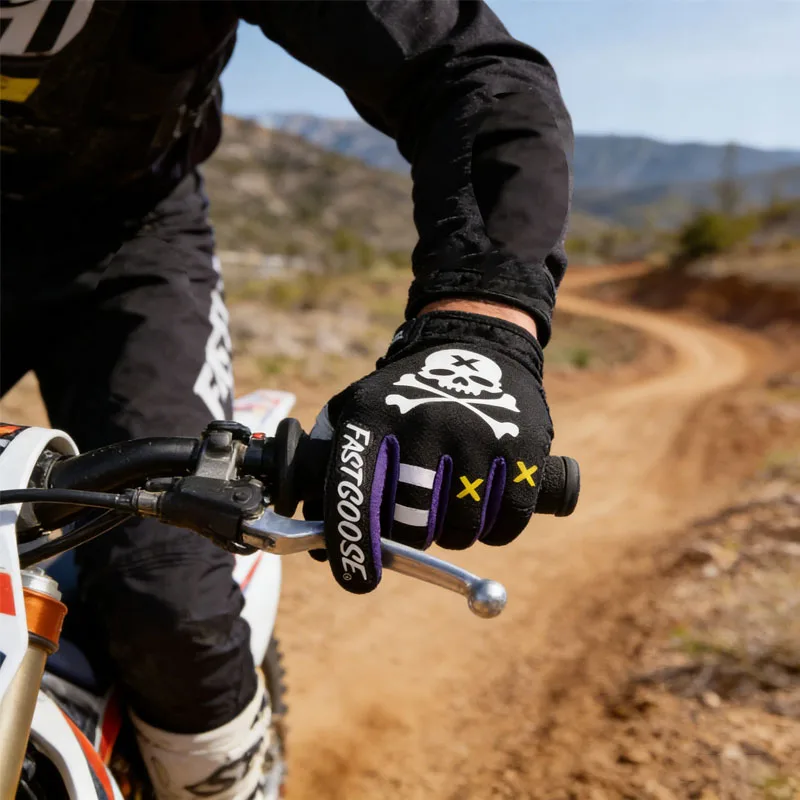 

Мотоциклетные перчатки Fastgoose с защитой от скольжения, сенсорным экраном, дышащие, для мотокросса, гонок, MTB и велоспорта