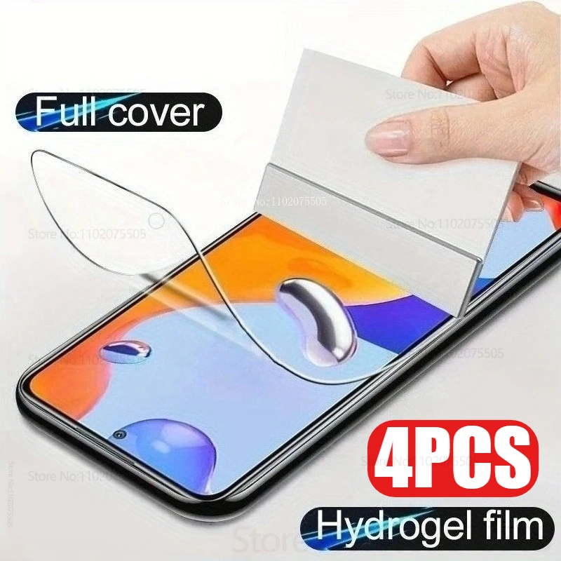 

4 шт. для Samsung Galaxy S25 Ultra S24 Ultra S24FE изогнутая защитная пленка для экрана S25 Plus S23 Ultra S22 HD гидрогелевая пленка не стекло