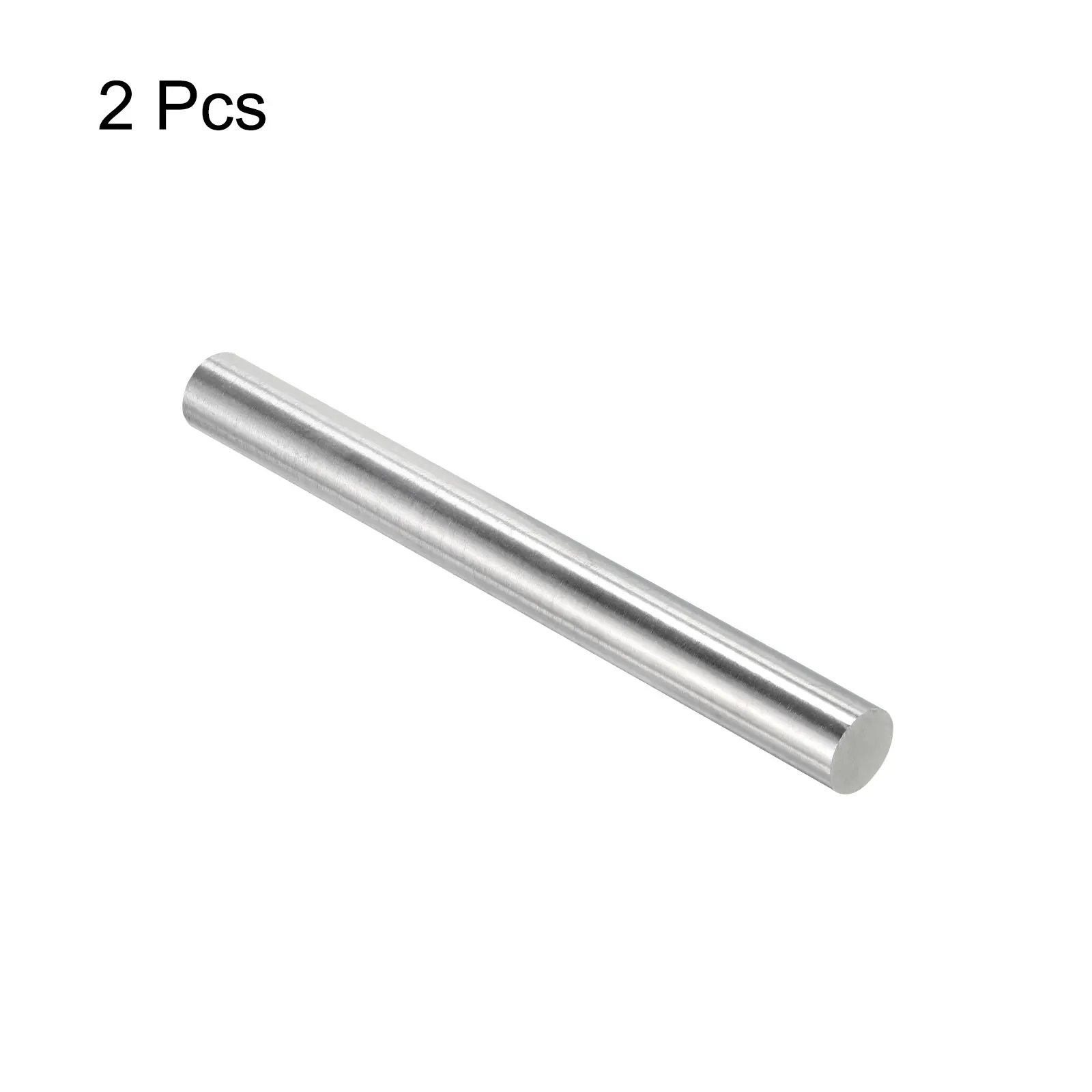 2Pcs 304 Stainless Steel Round Rod 9.5/12.7/16/19/25 x 250mm Solid Linear Shaft Rods Bars for DIY Craft Model Car Model Airplane