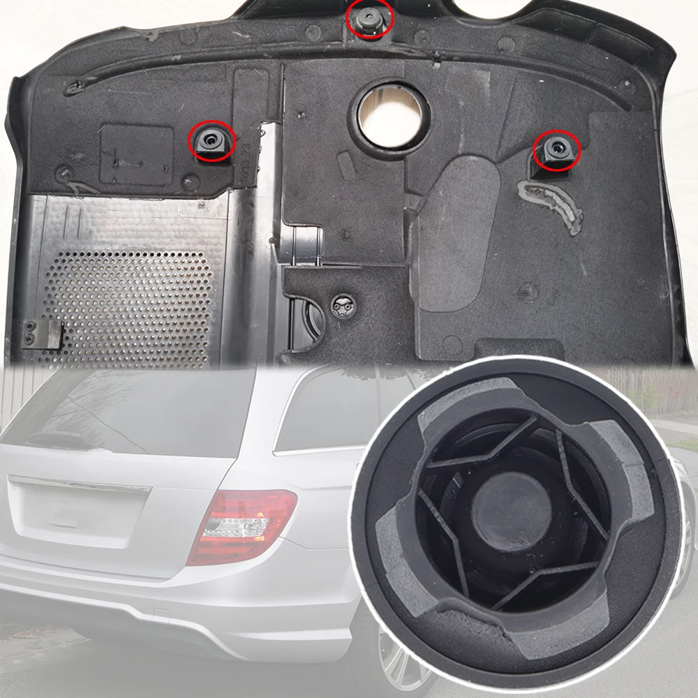 For Benz S204 W204 C204 C180/200/220/250/300/350CDI Engine Grommets Buffer Mount Bush Bonnet Cover Cushion 2007 – 2014