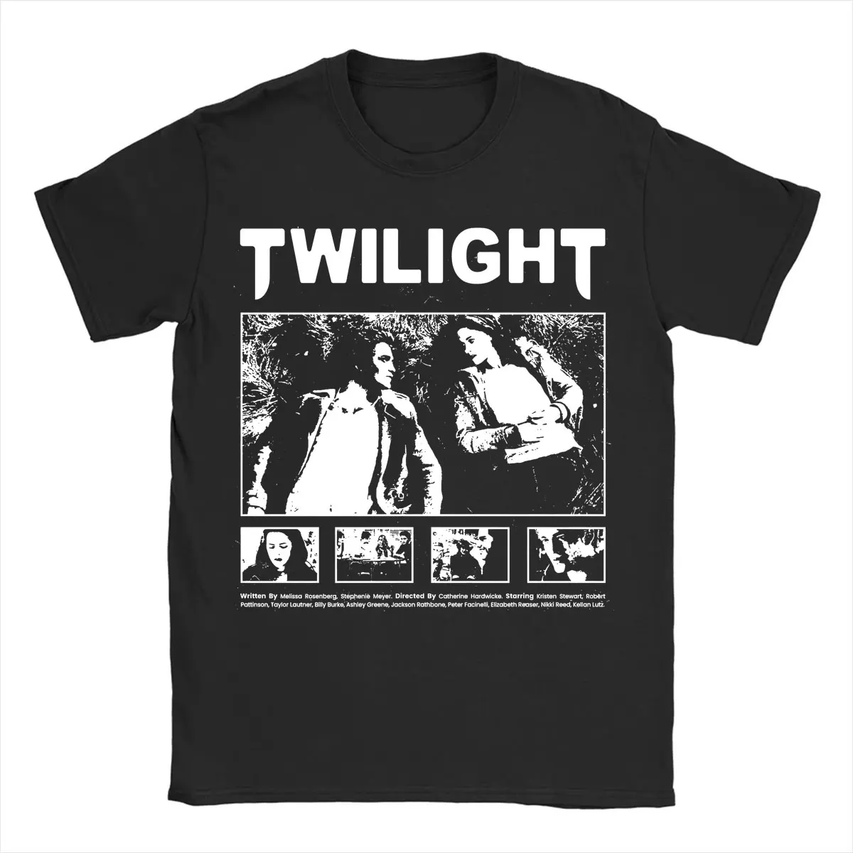 Twilight Edward Cullen Bella Swan Vampire Werewolf Graphic T-shirts Men Women Clothing 100% Cotton Oversized T Shirts Streetwear