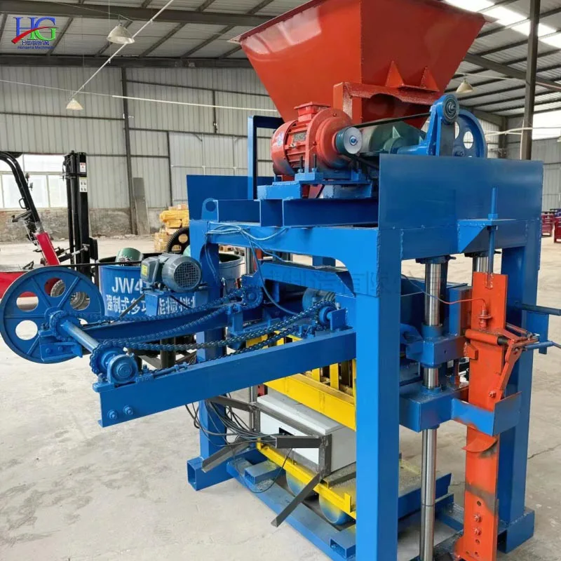 4.8KW Semi Automatic Brick Making Machine Fast 30-40S Molding Cycle Concrete Block Maker for Construction Projects