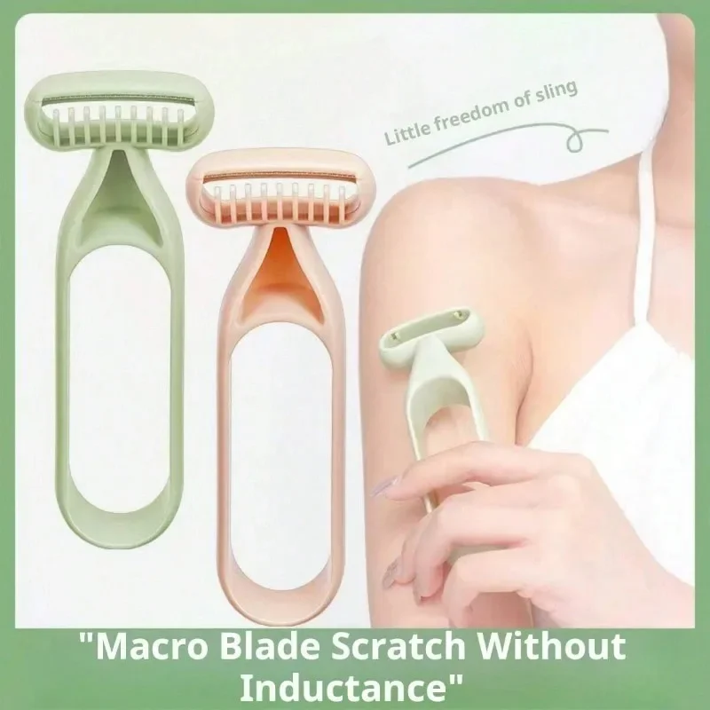 Neues Design Frauen Rasiermesser tragbare Mini-Rasierer scharfe Rasierklingen manuelle Mädchen Körper Haaren tfernung Rasierer