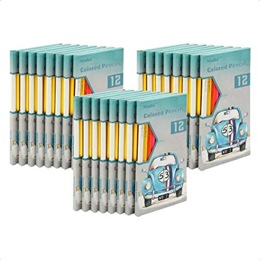

Madisi Colored Pencils Bulk PreSharpened 24 Packs of 12Count 288 Colored Pencils for