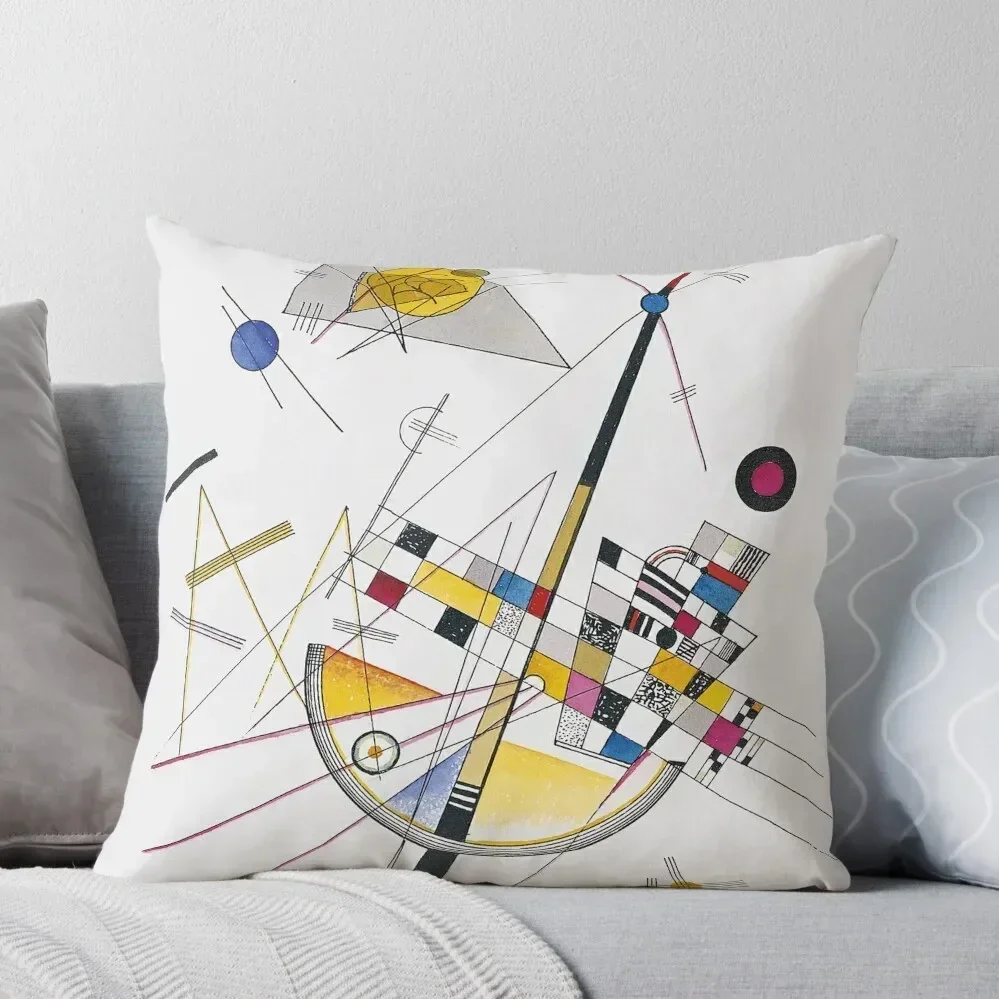 Wassily Kandinsky Delicate Tension Throw Pillow Rectangular Cushion Cover sleeping pillows pillow