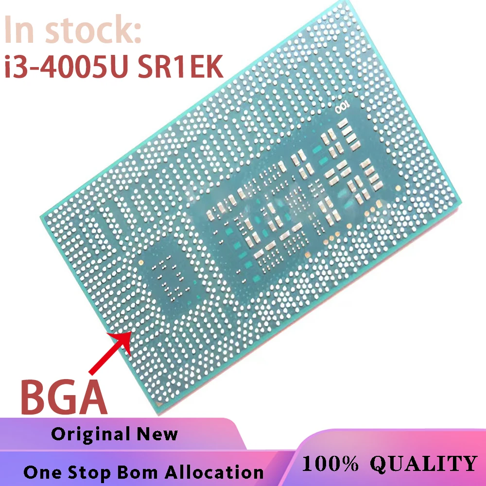 100% New i3-4005U SR1EK i3 4005U BGA Chipset