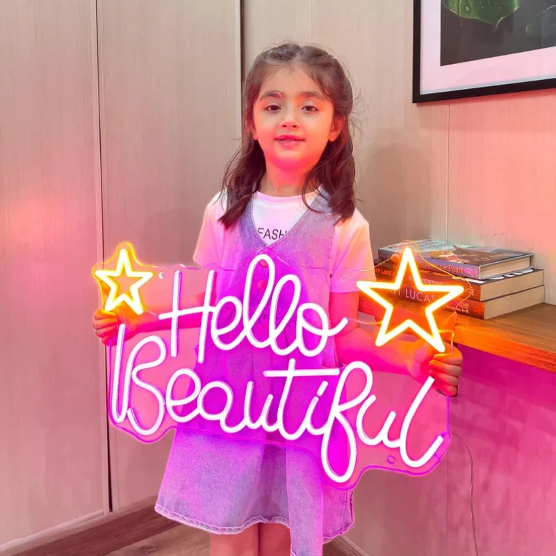 

Custom Neon Signs Personalized Names LED Neon USB Powered Multi Font Colors For Birthday Parties Bedroom Wall Decorations Lights