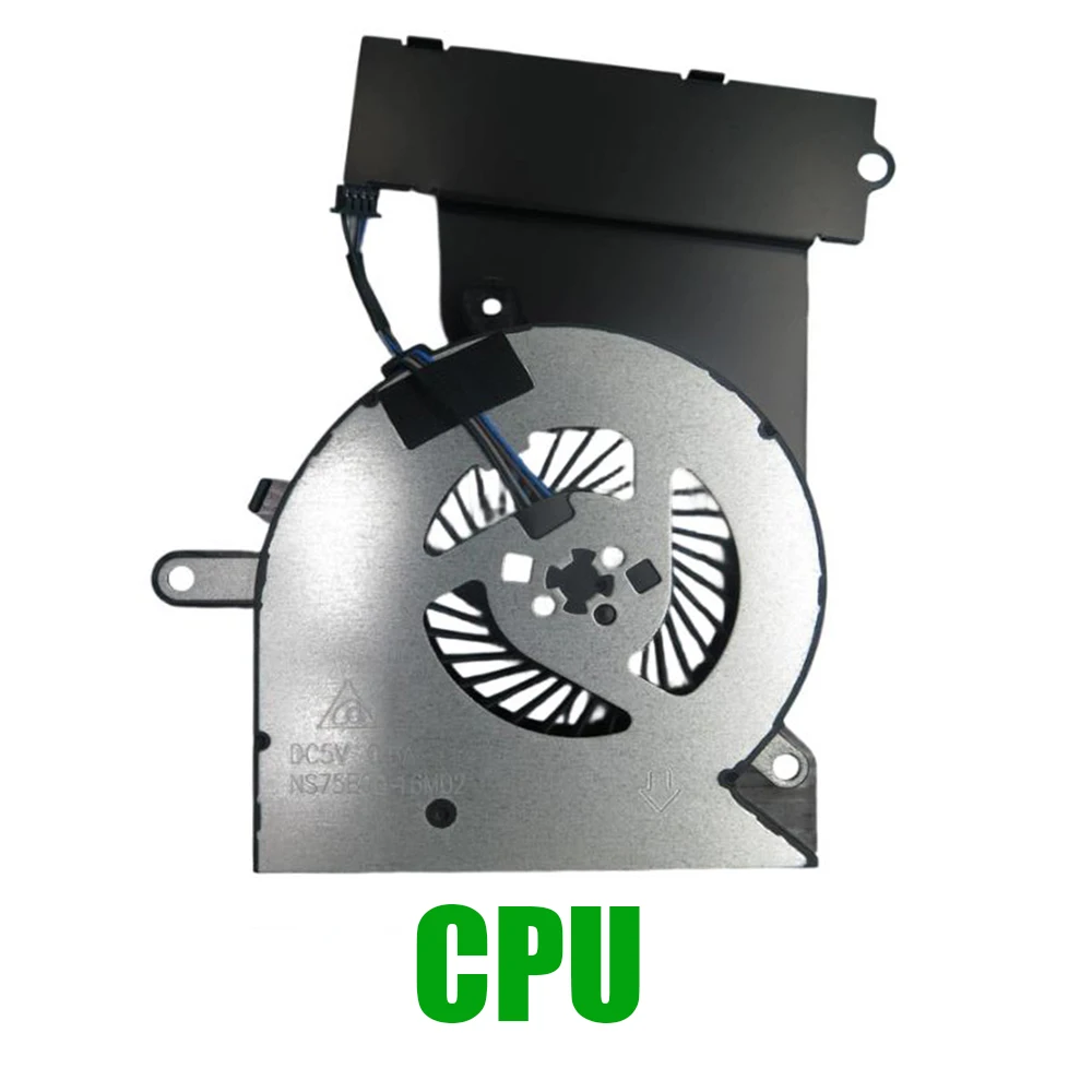 For HP For OMEN 15-CE 15T-CE 929455-001 929456-001 L22261-001 NS75B00-16M02 NFB74A05H-001 DC5V Laptop CPU GPU Fan