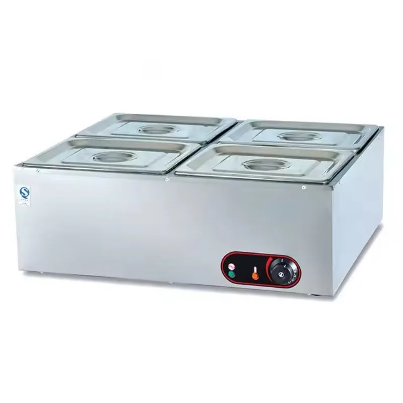 Commercial Stainless Steel Hotel Kitchen Buffet Electric Food Warmer 3/4/5 Pans Display Catering Heating Equipment