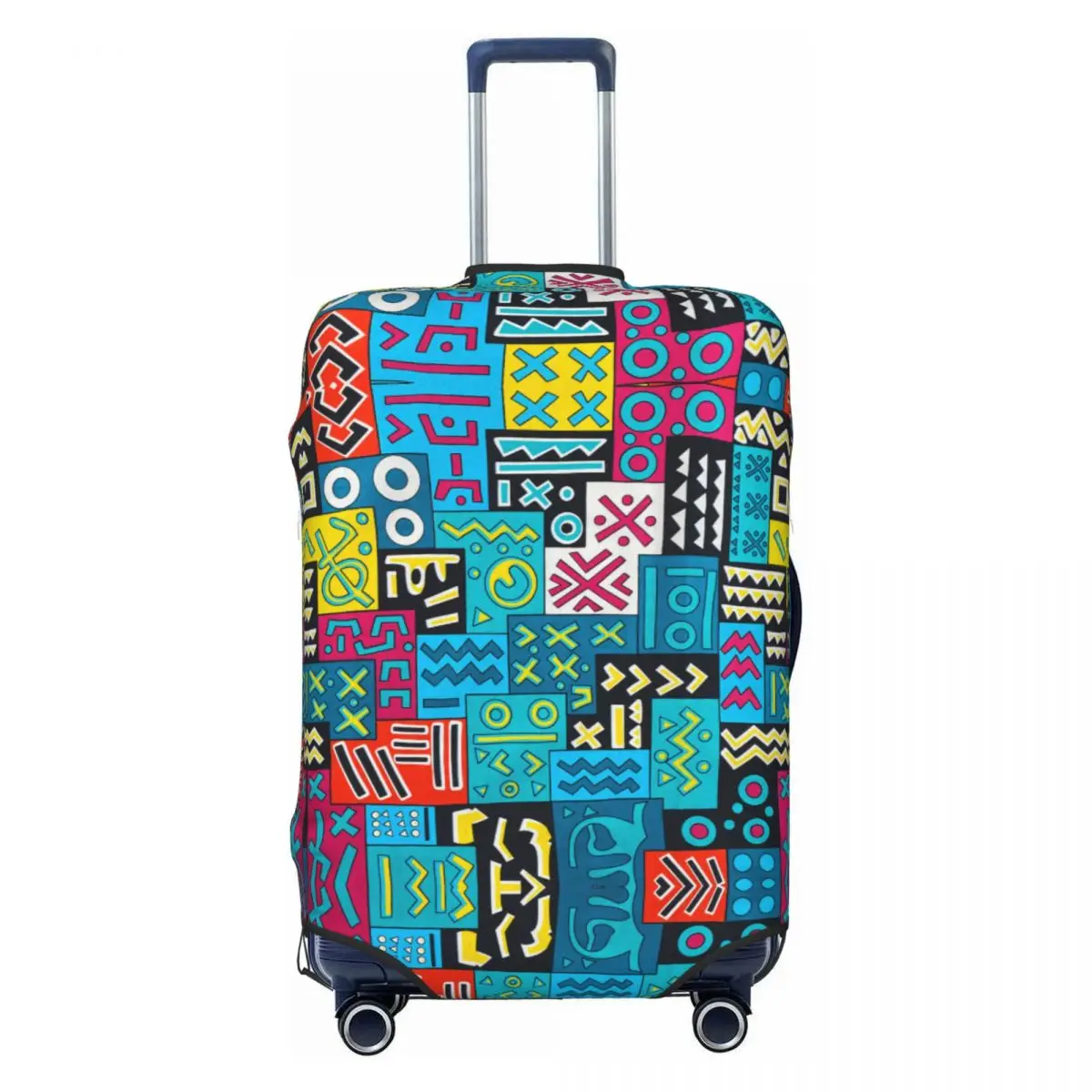 

Пользовательские Этнические Племенные Традиционные Геометрические Анкары Африканский Принт Чехол Для Чемодана Защитные Чехлы Костюм Для 18-32 Дюймов