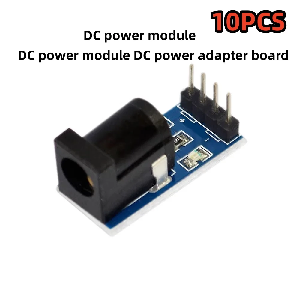 Módulo de alimentación CC de 10 piezas, placa adaptadora de corriente CC