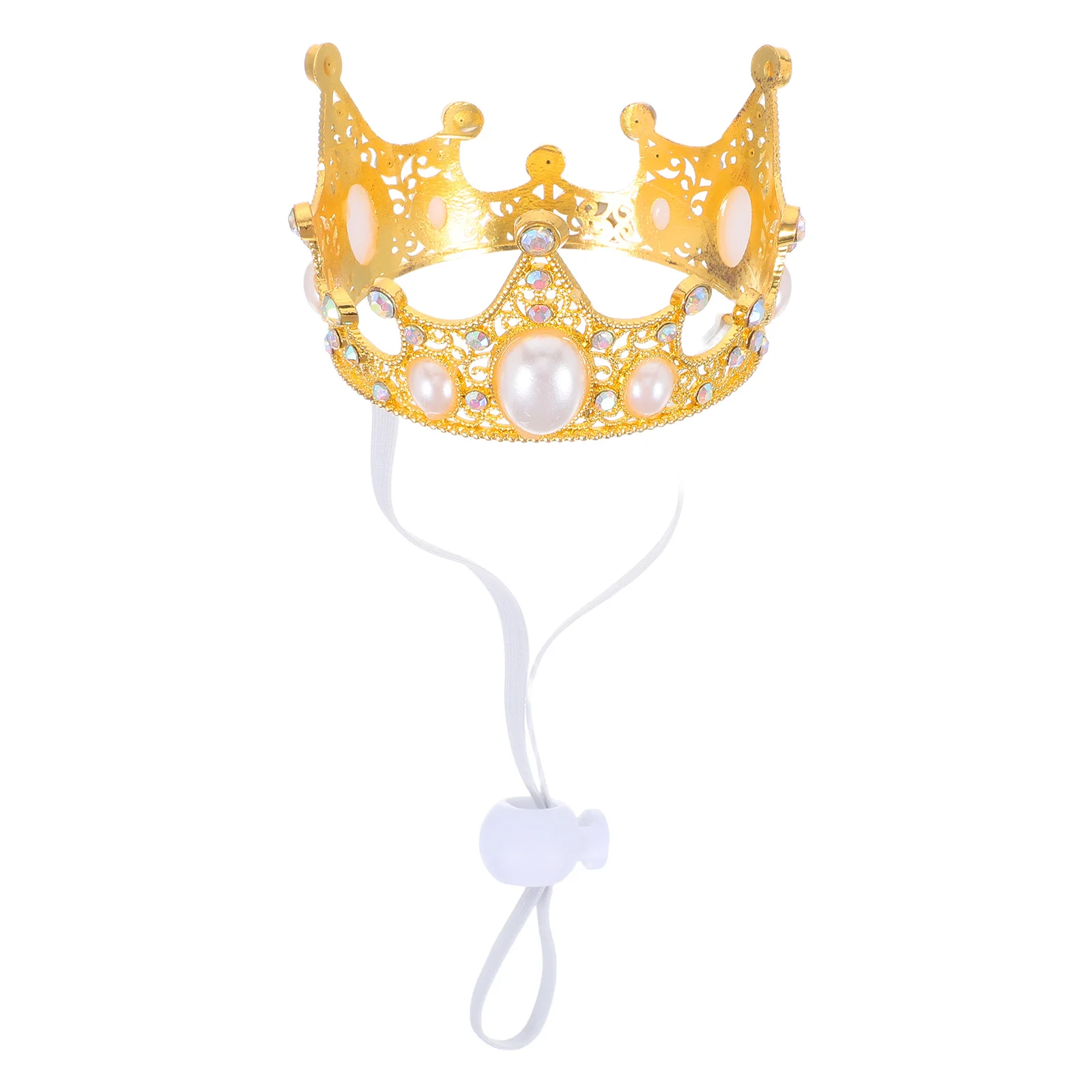 

Pet Crown Headwear Sparkling Alloy Dog Princess Crown For Birthday Wedding Holiday Party Photo Prop Small Pets Silver