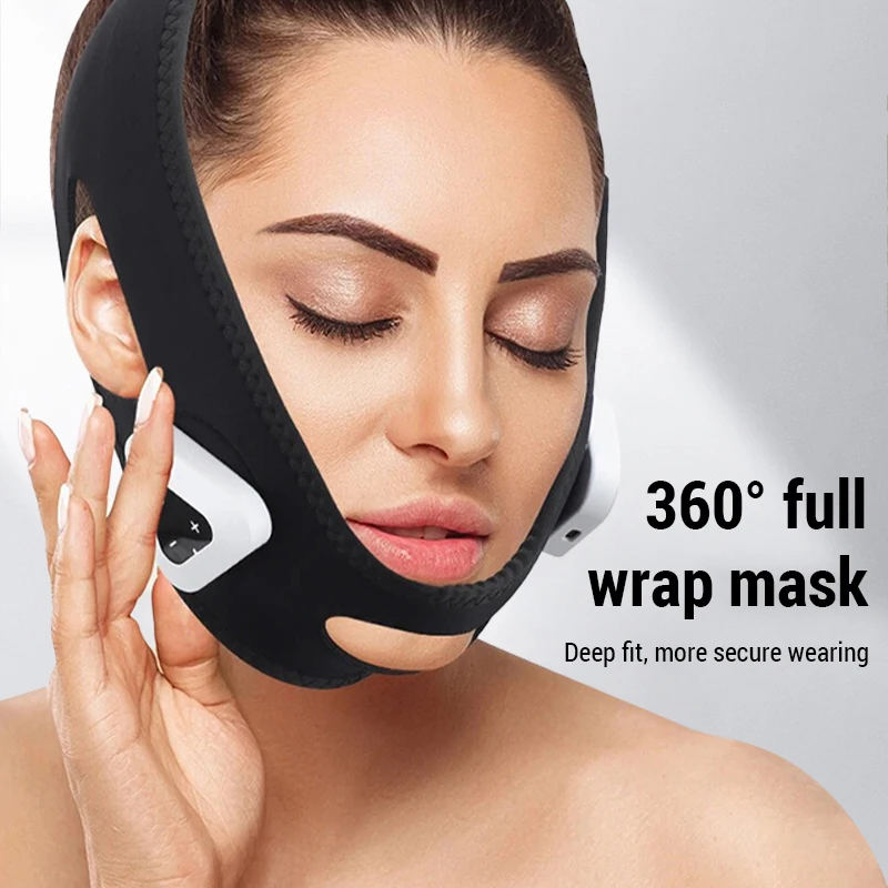 EMS Face Lifting Device EMS Magnetic Vibration Facial Massager Face Slimming Double Chin Removal Eliminate Edema Beauty Care