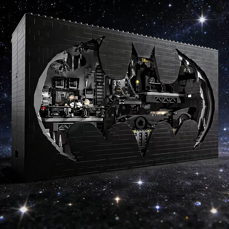 

3981pcs Batcave Shadow Box Famous Movie Building Blocks Bricks Toys For Kids Boys Adult Birthday Gifts