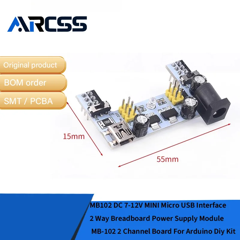 MB102 Dc 7-12V Mini…