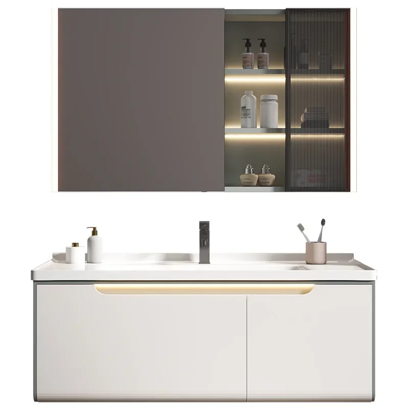 

Ceramic integrated basin, bathroom cabinet, combination, toilet, washbasin, washbasin