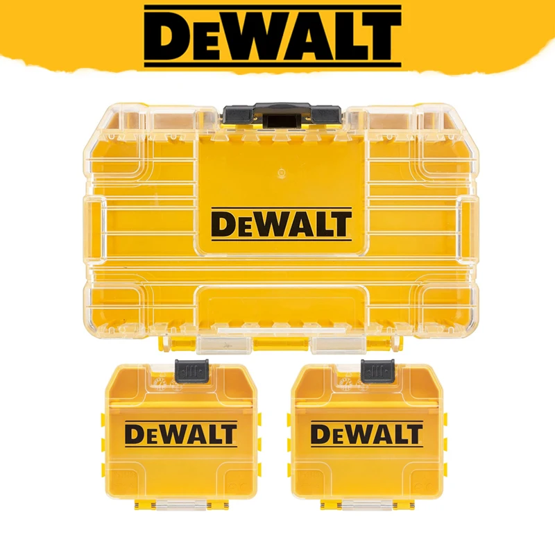 DEWALT originale Mini custodia rigida gialla media * 1 piccola * 2 parti di attrezzi accessori scatola di immagazzinaggio