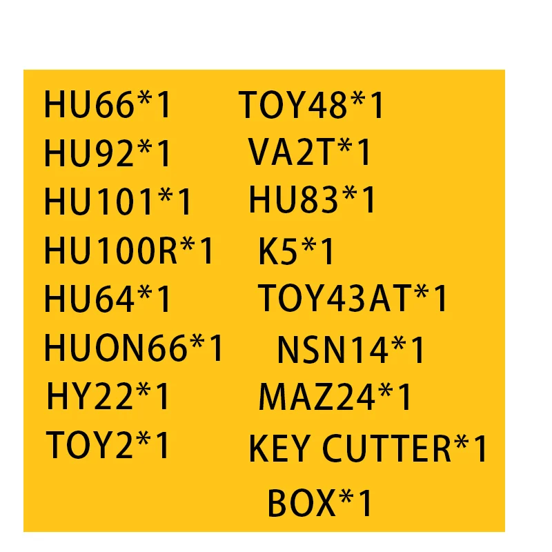 Original LISHI 16 PCS 2 in 1 Auto Car Tool Lock Decoder Locksmith Tools with Suitcase