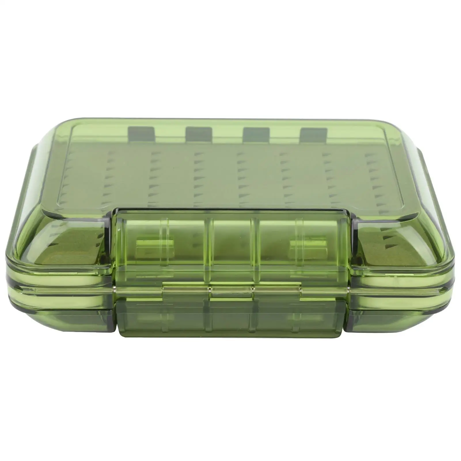 

Double-Sided Waterproof Fly Fishing Tackle Box with Transparent Cover - Bait Storage Case & Accessories