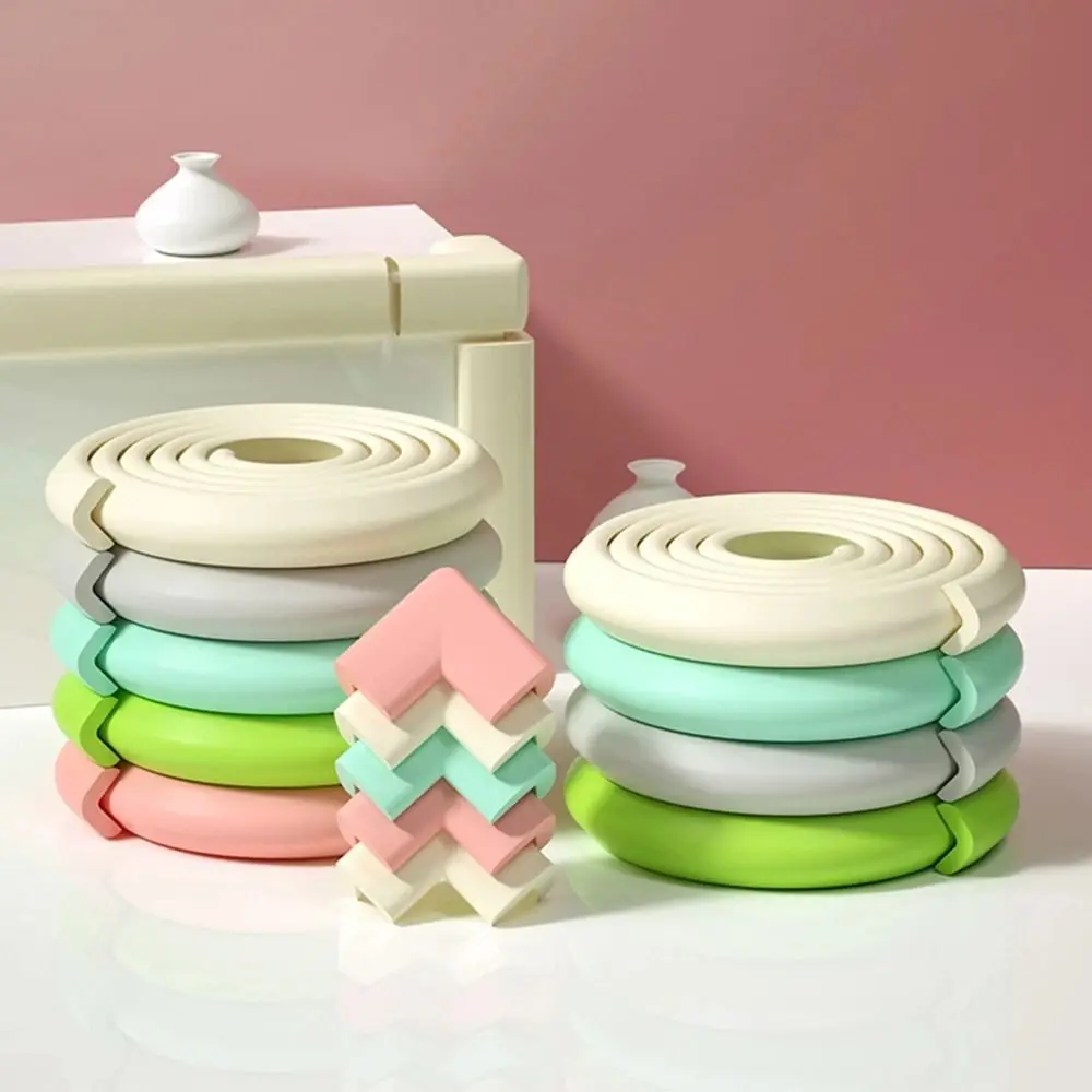 

Easy To Clean NBR Table Protector L Shape Protective Cover Desk Cover Baby Safety Anti-collision Foam Protective Tape School
