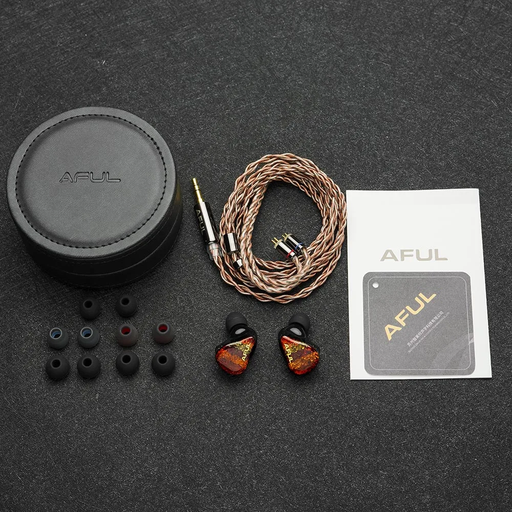 AFUL Performer8/الأداء 8 1DD + 7BA الهجين IEMs في الأذن رصد سماعات السلكية مع عالية النقاء OCC الفضة مطلي كابل