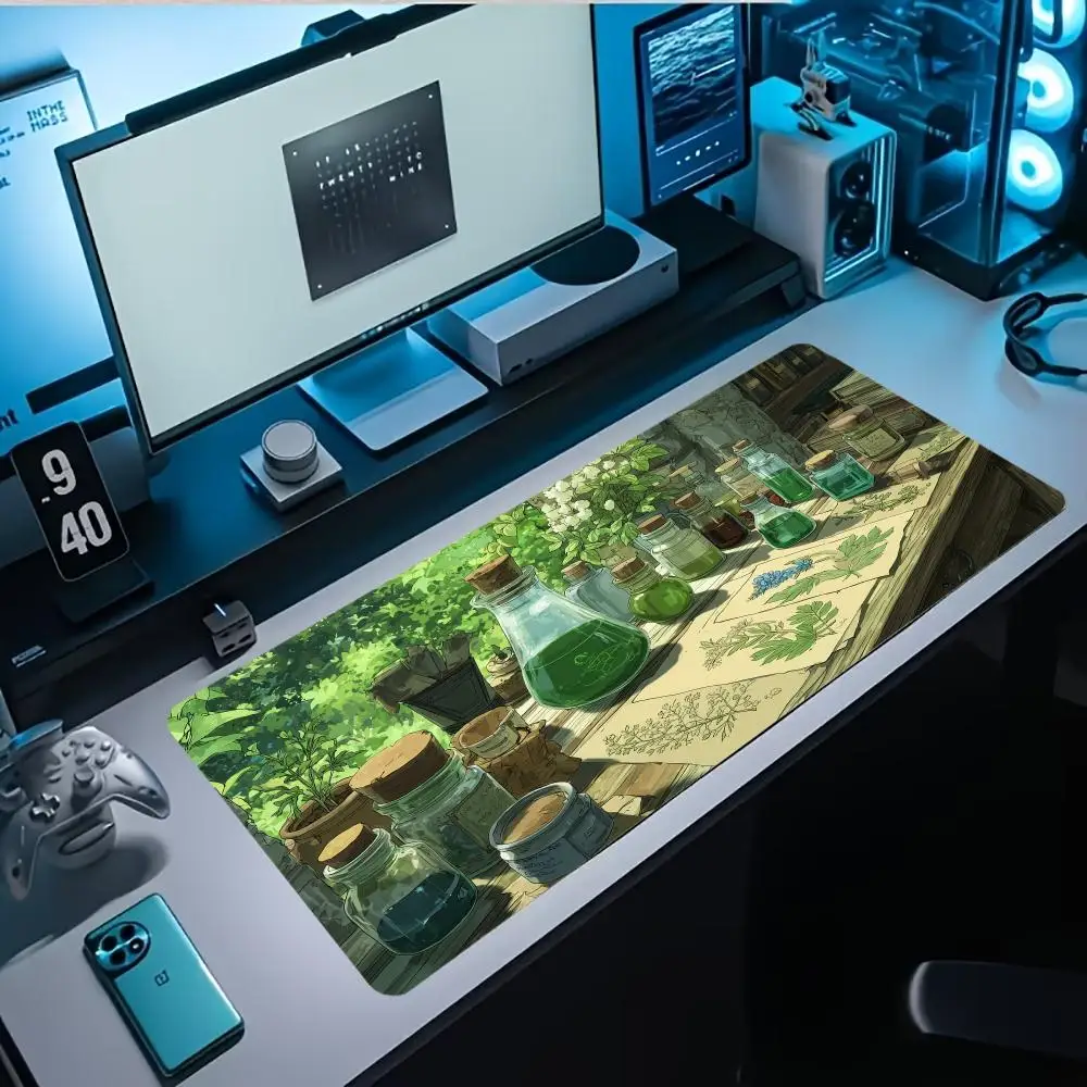 Beautiful Painting Scenery Mouse Pad Laptops Gaming Deskmat  Mousepad Anime Office Carpet Gamer Keyboard Computer mat rubber mat