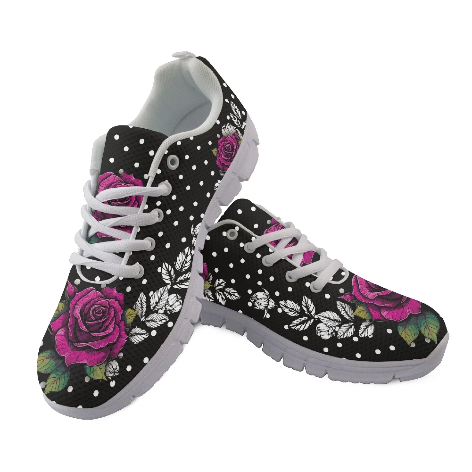 Coloranimal Breathable Athletic Sneakers Featuring Cute Pink Axolotl, Mesh Trainers for Mens and Womens Outdoor Tennis