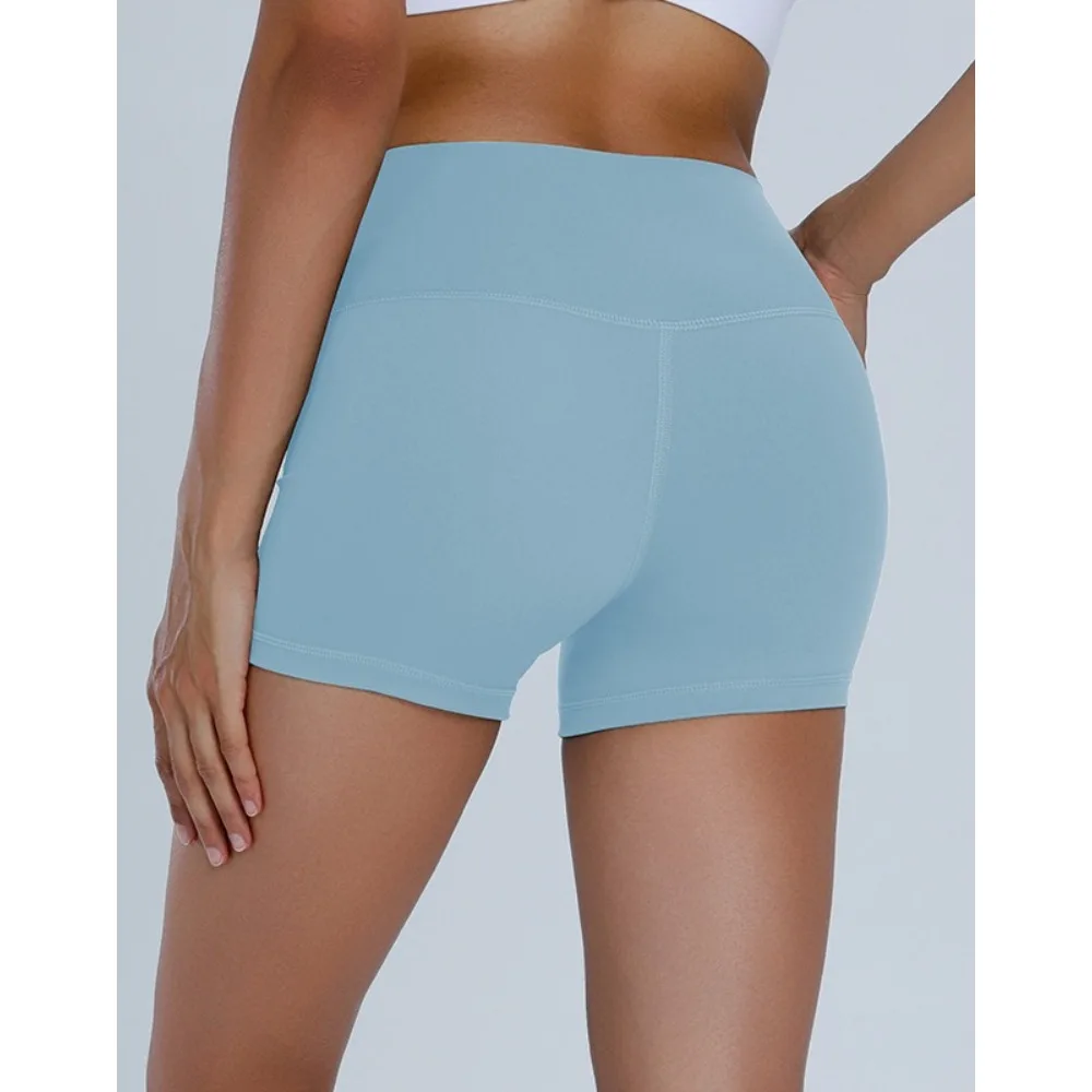 

Женские облегающие шорты для йоги с высокой талией, быстросохнущие, для занятий спортом на открытом воздухе, повседневные, для бега и фитнеса, летние, комфортные