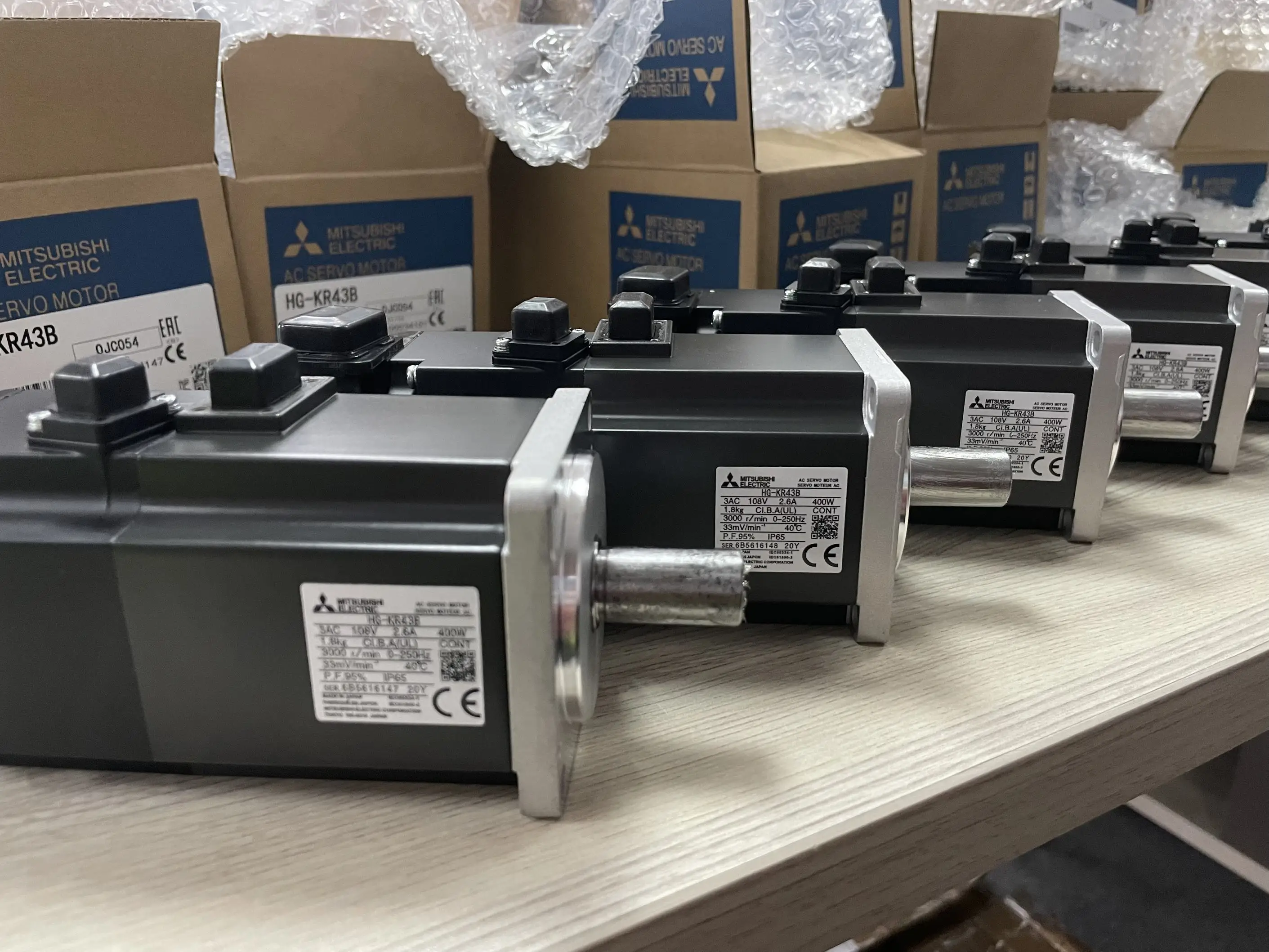 Mits-ubishi HG-KR43B 400w spindel cnc ac servo motor for  lath