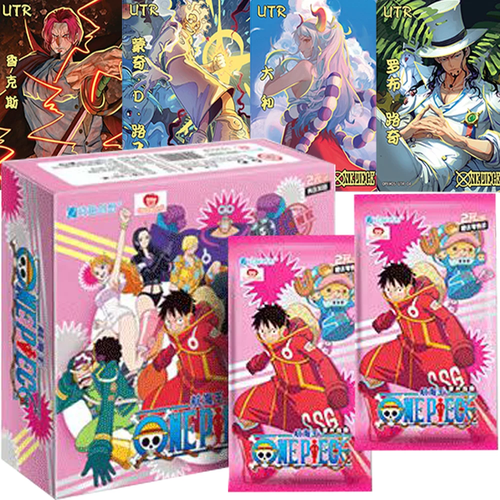 

Wholesale One Piece Cards Sailing Adventure Popular Character Luffy Zoro Nami Sanji Trading Battle Game Card Box Children Gifts