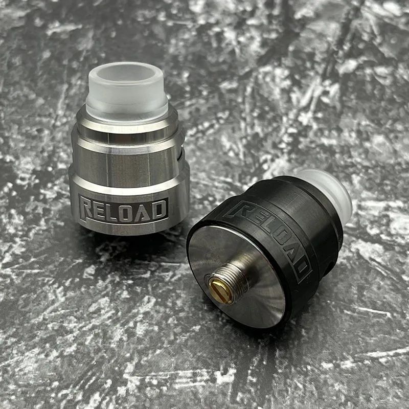 Reload S RDA Atomizer 316ss vape rda Rebuildable Single Coil 24mm rda Tank With Squonk BF PIN