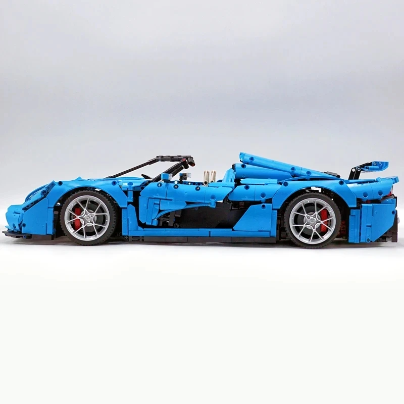 Décennie s de construction de modèle de voiture de course super sportive technique pour enfants, jouets de puzzle en briques, hypercar, cadeaux d'anniversaire, nouveau, T010B