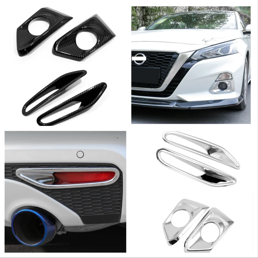 

For Nissan Teana Altima 2019 2020 2021 Accessories Auto Styling Car Foglight Cover Fog Lights Trims Decoration