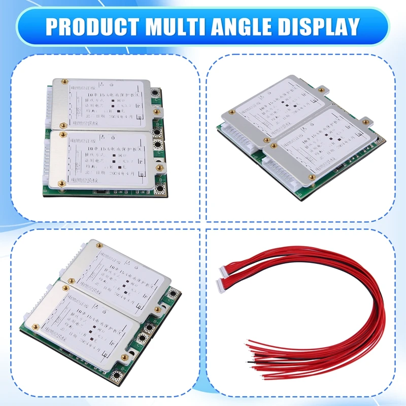 A003 2 Pcs 10S 36V 15A Li- Li-Polymer Battery Circuit Protection Board High Quality BMS PCB With Balance For Ebike