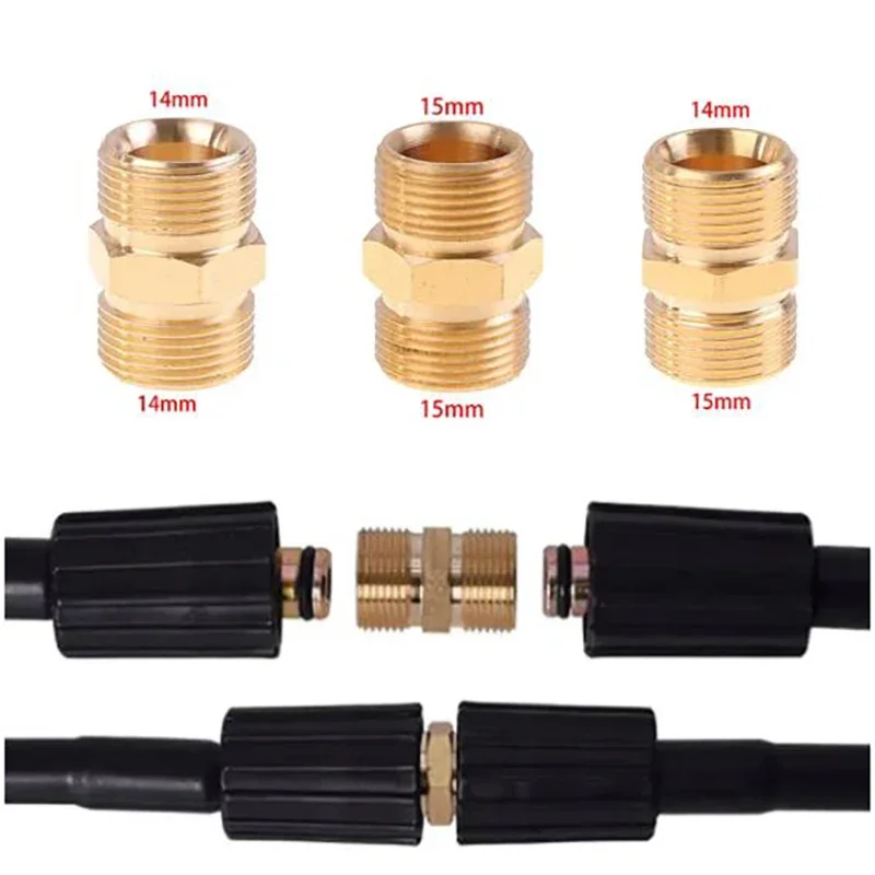 High Pressure Washer Hose Car Wash Hose Cleaning Hose Connector Converter M22 -14&15 Adapter For Parkside/LAVOR/Karcher/Bosch