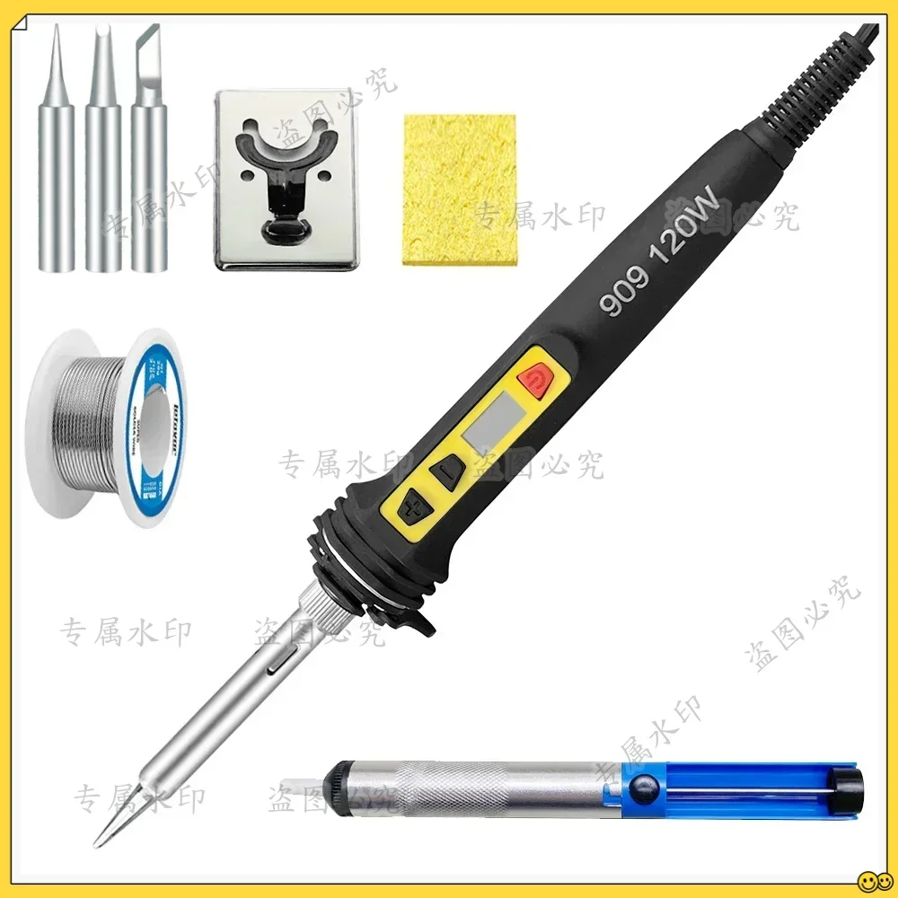 120W/150W Digital Electric Soldering Iron Kit  Soldering Tool Set   Dual Calibration Temperature 200-600C 907S909 Welding tool