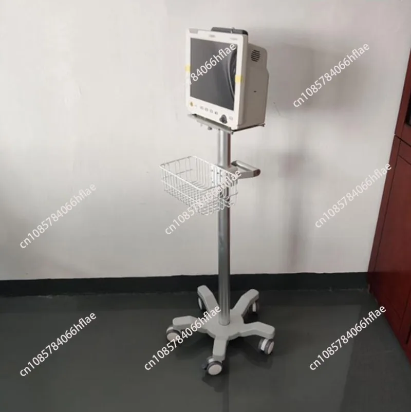 Aluminum Alloy Hospital Trolley With Bottom Sink Mobile  Cart For Medical Healthcare Professionals