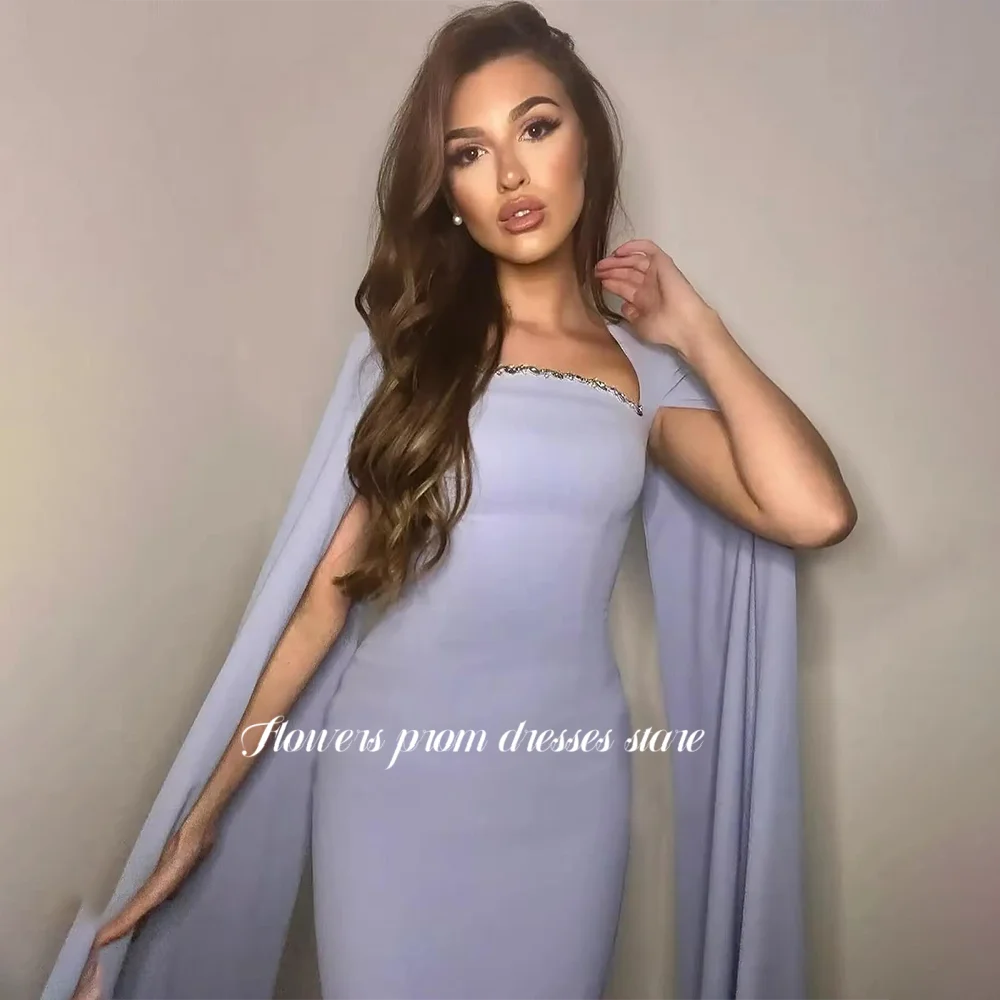 

Flowers A Line Party Dress Cap Sleeves Evening Dress Beaded Formal Occasion Dress for Arabic Women vestidos de novia Customized